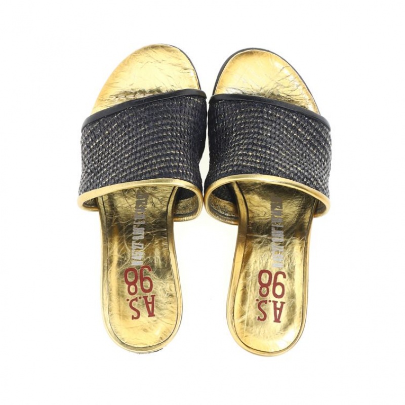 A.S.98 Bethany Sandalen Dames Zwart | BE-VRWSOP865