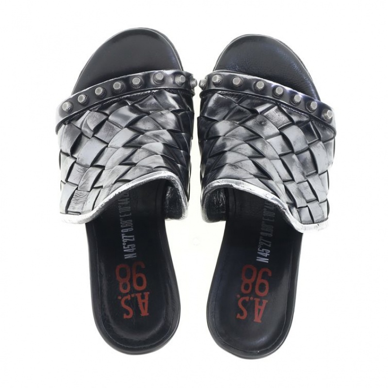 A.S.98 Bethel Sandalen Dames Titanium | BE-MHOITF901