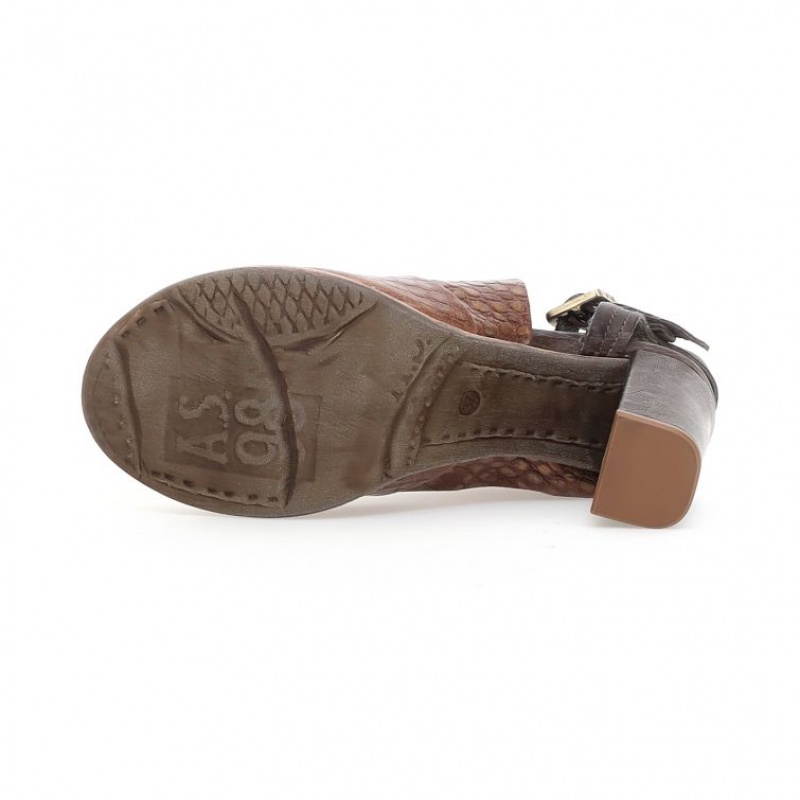 A.S.98 Blanca Sandalen Dames Khaki | BE-NIHPFT120