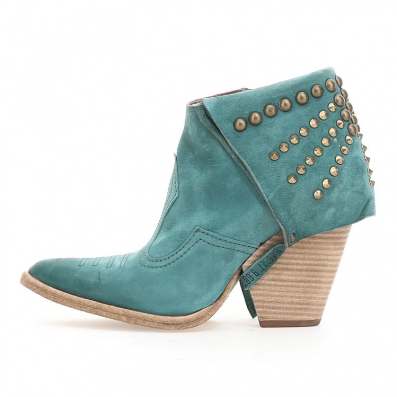 A.S.98 Blondie Ankle boots Dames Groen | BE-IDZCEQ639
