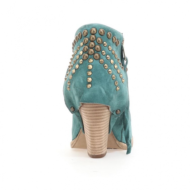 A.S.98 Blondie Ankle boots Dames Groen | BE-IDZCEQ639
