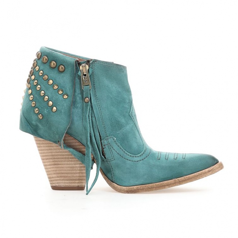 A.S.98 Blondie Ankle boots Dames Groen | BE-IDZCEQ639