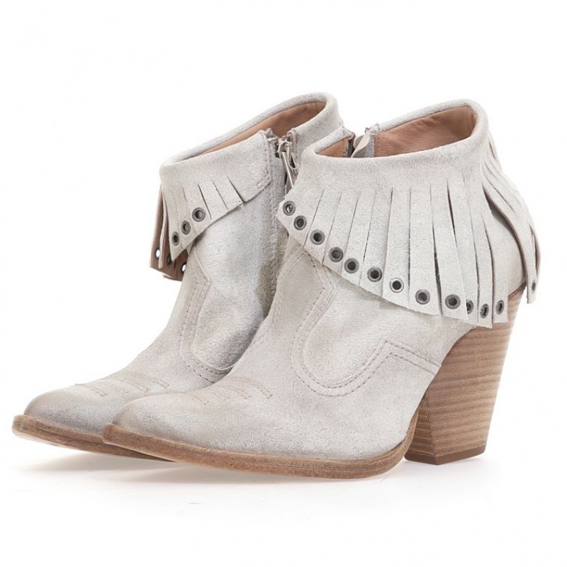 A.S.98 Brigit Ankle boots Dames Beige | BE-DXJICZ509
