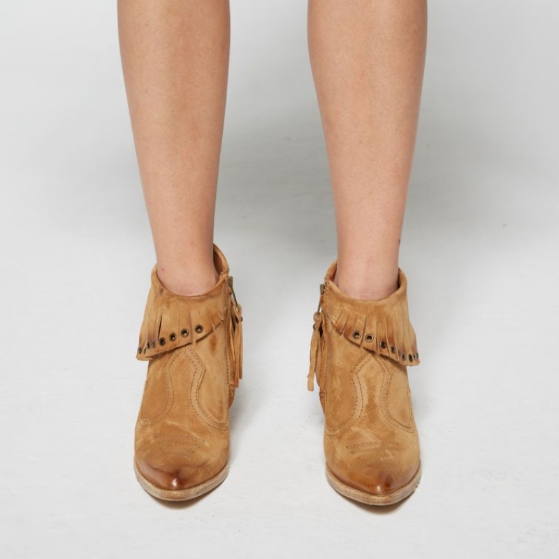 A.S.98 Brigit Ankle boots Dames Geel | BE-SWFVIK638