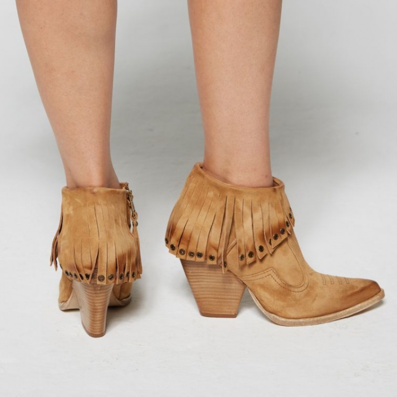A.S.98 Brigit Ankle boots Dames Geel | BE-SWFVIK638