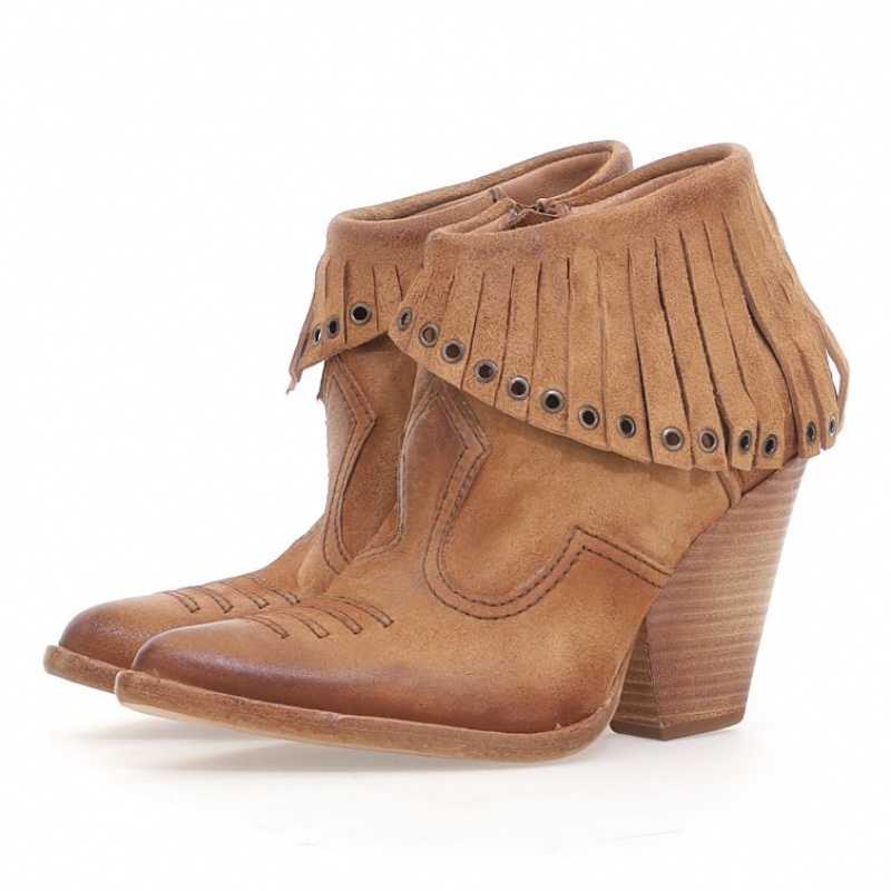 A.S.98 Brigit Ankle boots Dames Geel | BE-SWFVIK638