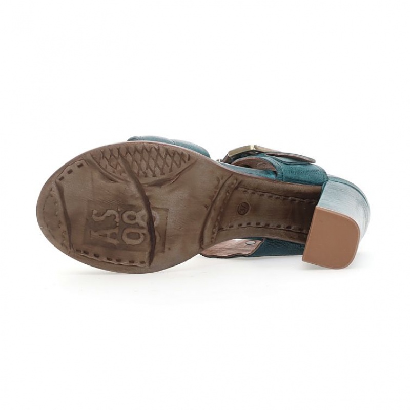 A.S.98 Brittany Sandalen Dames Groen | BE-XDVWUZ586