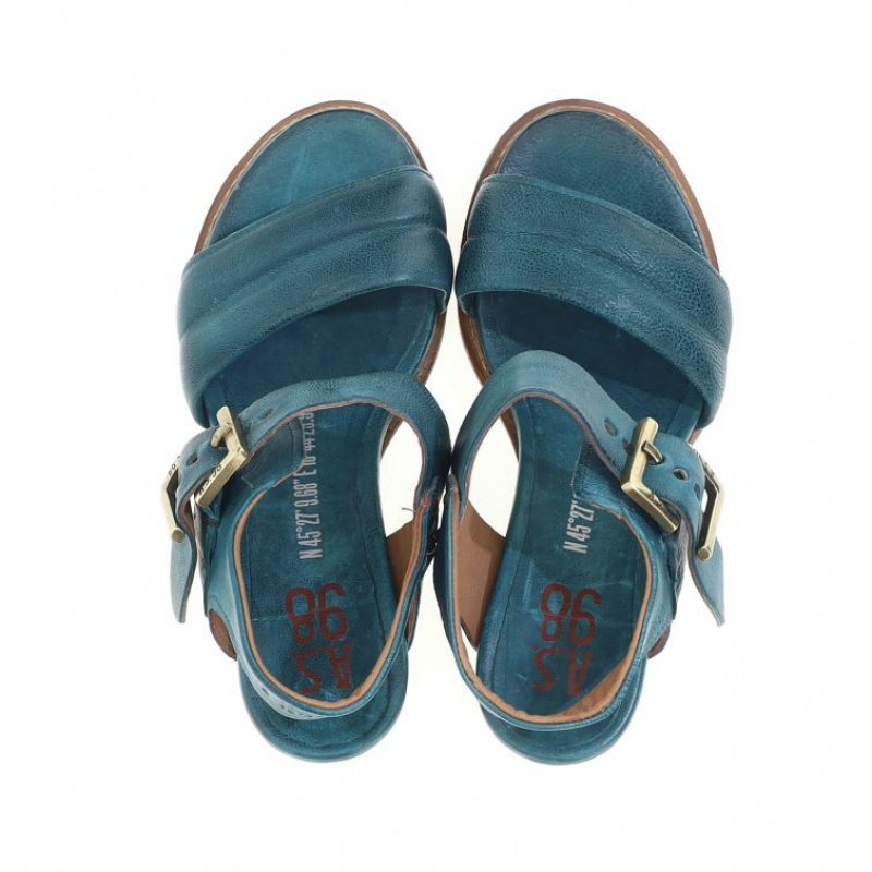 A.S.98 Brittany Sandalen Dames Groen | BE-XDVWUZ586