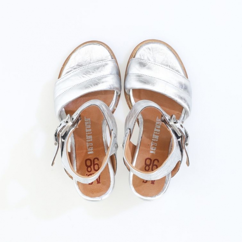 A.S.98 Brittany Sandalen Dames Zilver | BE-XJRCHZ296