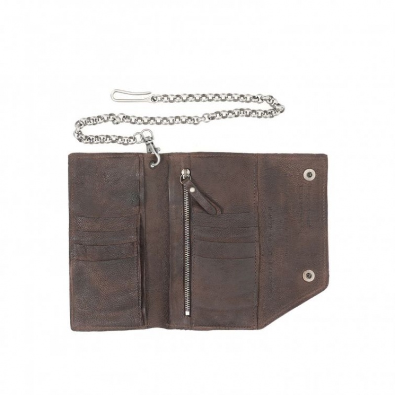 A.S.98 Brock Portefeuille Unisex Chocola | BE-ZNEMGP089