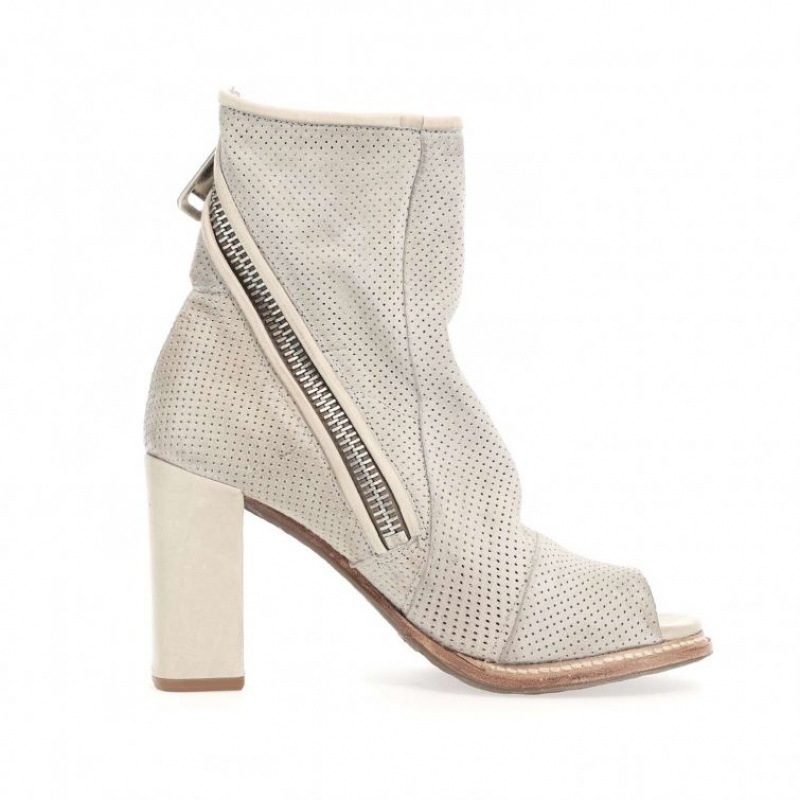 A.S.98 Brucie Ankle boots Dames Beige | BE-WACMJK032