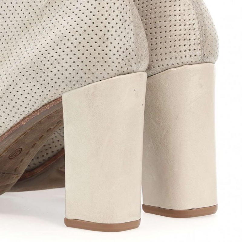 A.S.98 Brucie Ankle boots Dames Beige | BE-WACMJK032