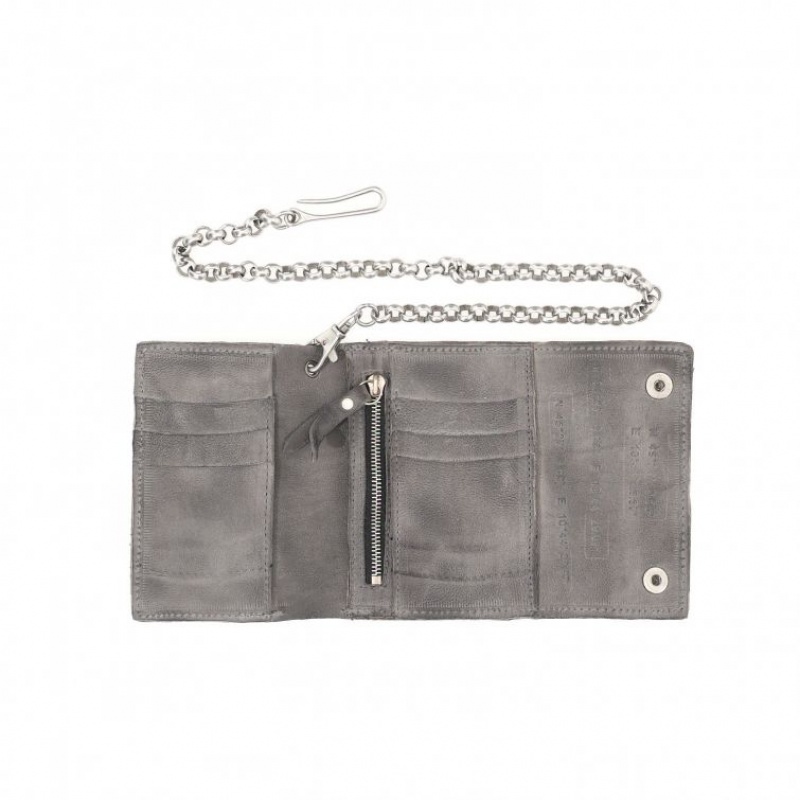 A.S.98 Buck Portefeuille Unisex Grijs | BE-ZUXLPT109