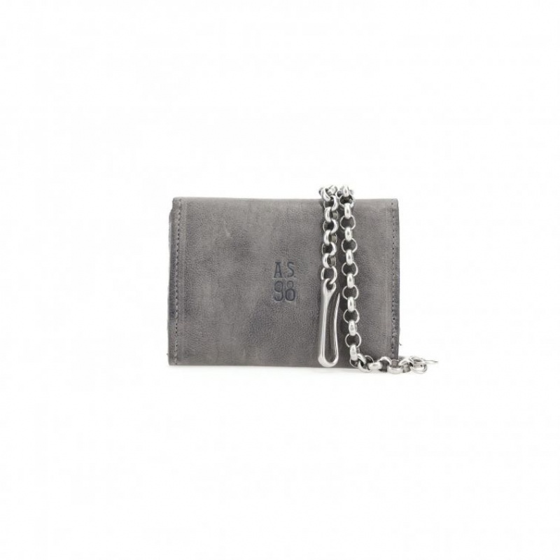 A.S.98 Buck Portefeuille Unisex Grijs | BE-ZUXLPT109