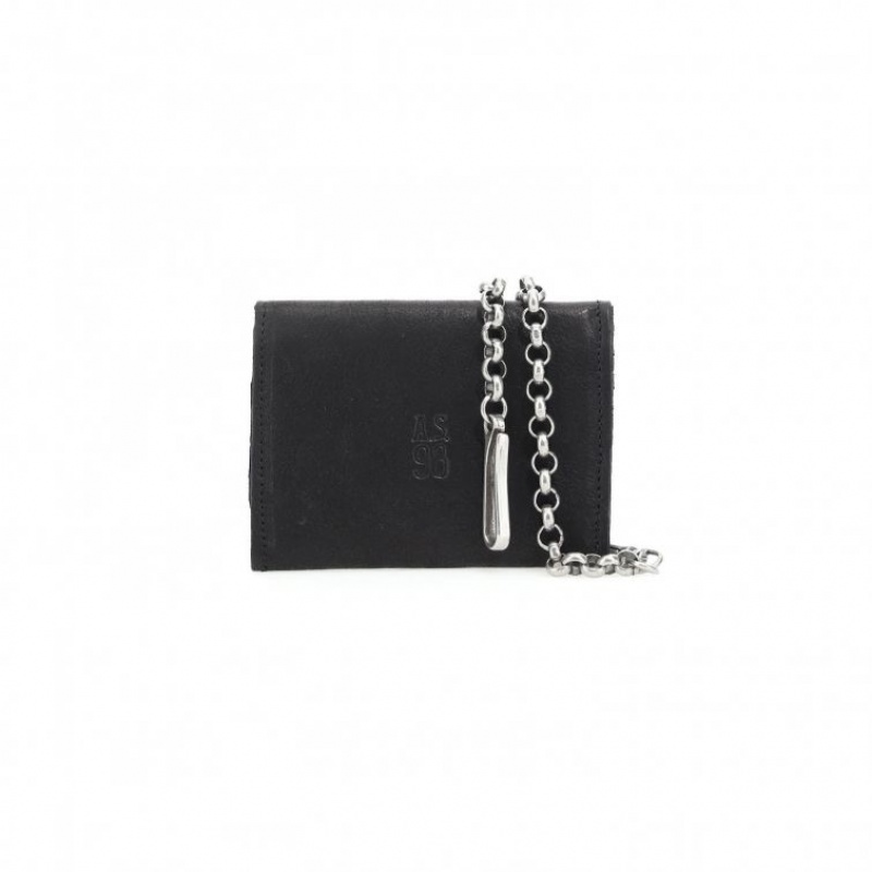 A.S.98 Buck Portefeuille Unisex Zwart | BE-XOTIPE582