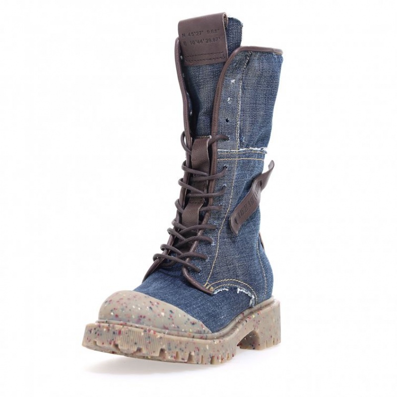 A.S.98 Cardon Ankle boots Dames Blauw Chocola | BE-JQDNLF184