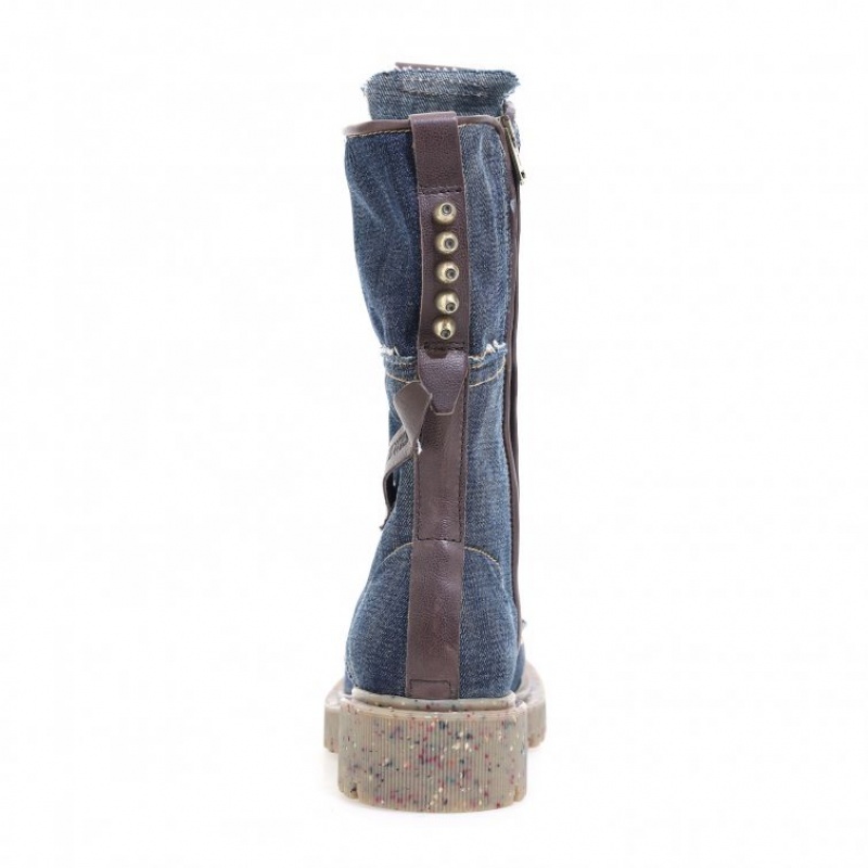 A.S.98 Cardon Ankle boots Dames Blauw Chocola | BE-JQDNLF184