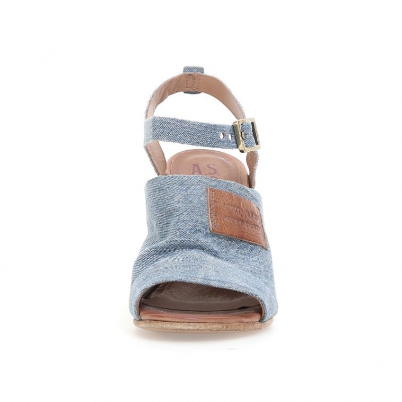 A.S.98 Clarise Sandalen Dames Blauw | BE-CEYPNH135