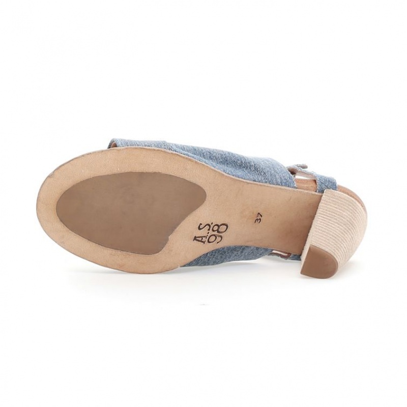 A.S.98 Clarise Sandalen Dames Blauw | BE-CEYPNH135