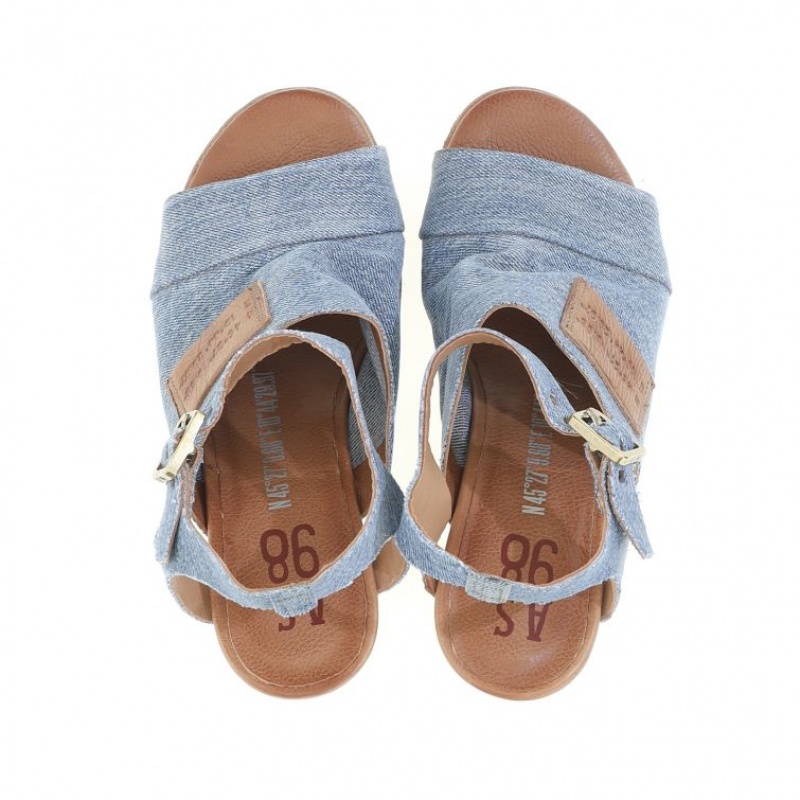 A.S.98 Clarise Sandalen Dames Blauw | BE-CEYPNH135