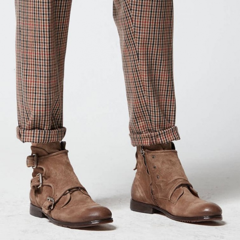 A.S.98 Clash 401202 Ankle boots Heren Bruin | BE-LIZNAG294