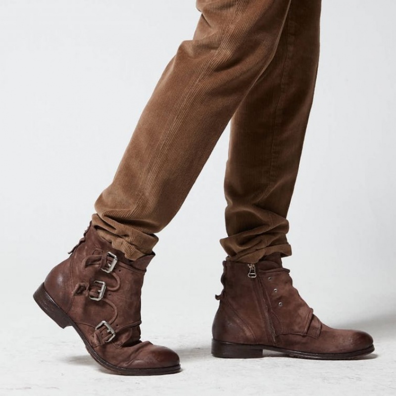 A.S.98 Clash 401202 Ankle boots Heren Chocola | BE-BACMPU463