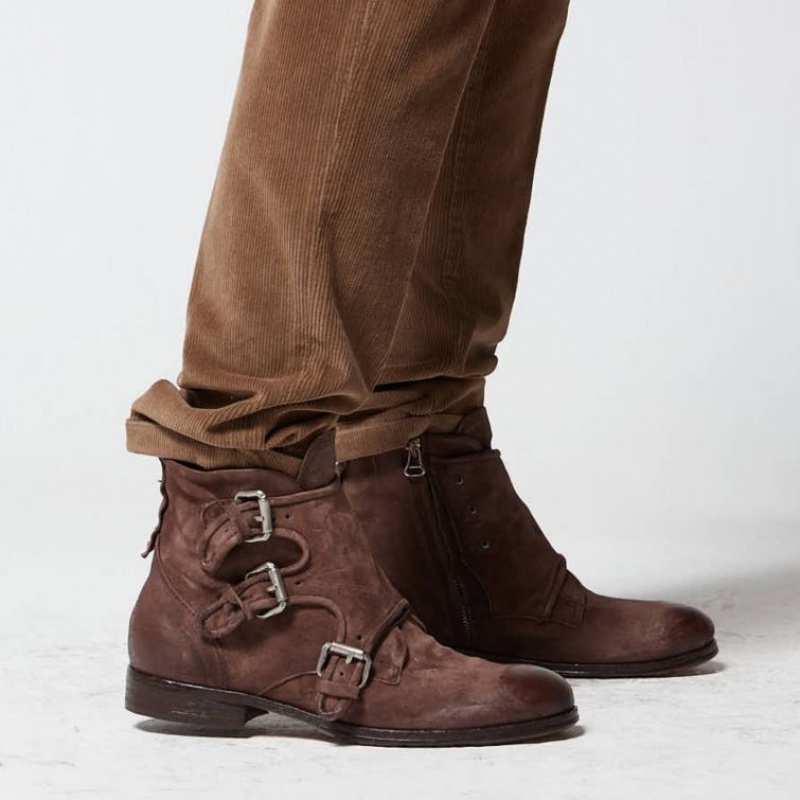 A.S.98 Clash 401202 Ankle boots Heren Chocola | BE-BACMPU463