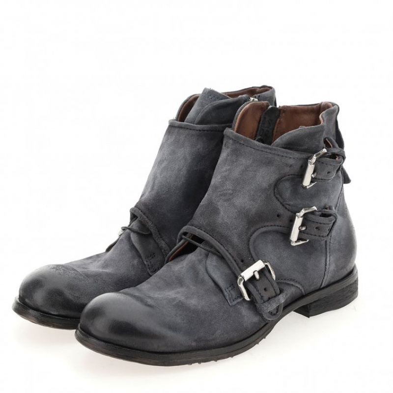 A.S.98 Clash 401202 Ankle boots Heren Donkerblauw | BE-YPXINZ294