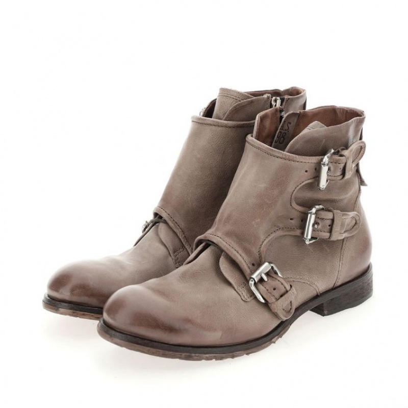 A.S.98 Clash 401202 Ankle boots Heren Grijs | BE-DMRWNB284