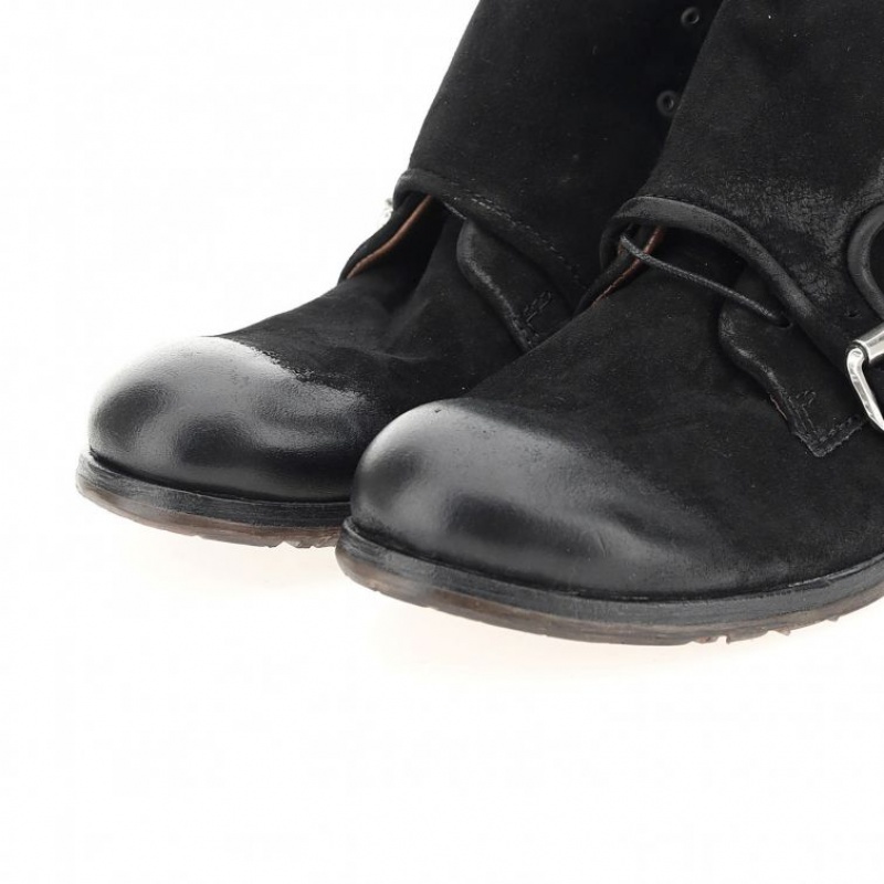 A.S.98 Clash 401202 Ankle boots Heren Zwart | BE-NZVYWE579