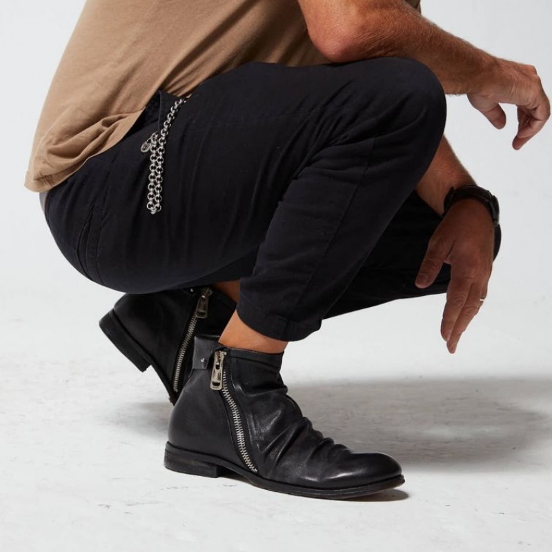 A.S.98 Clash 401216 Ankle boots Heren Zwart | BE-BSAEXY410
