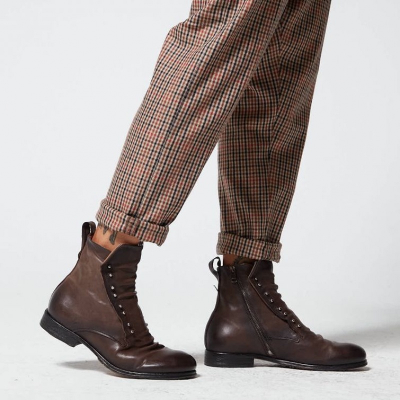A.S.98 Clash 401231 Ankle boots Heren Chocola | BE-OAWLYF869