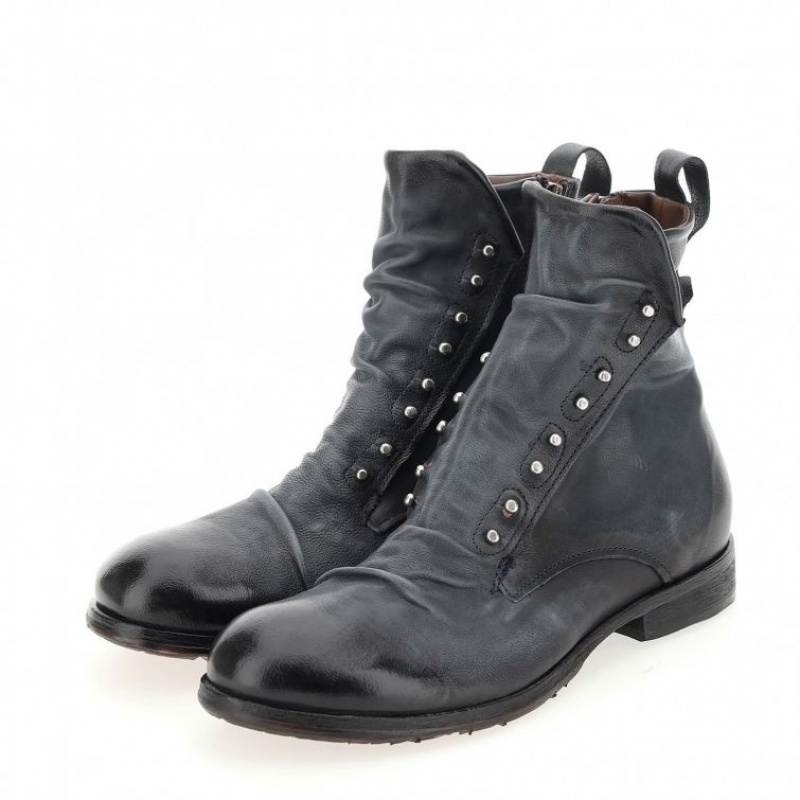 A.S.98 Clash 401231 Ankle boots Heren Donkerblauw | BE-LNZOHE452