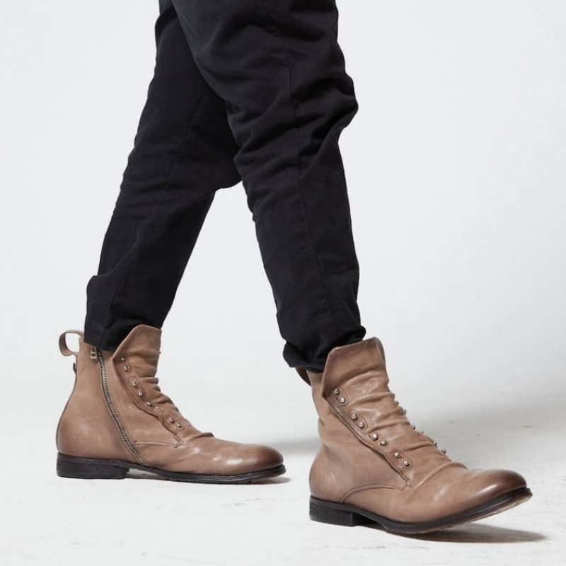 A.S.98 Clash 401231 Ankle boots Heren Grijs | BE-UMPFED957