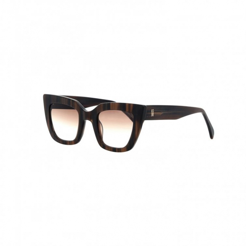 A.S.98 Cliff Zonnebril Dames Bruin | BE-OJZIHG209
