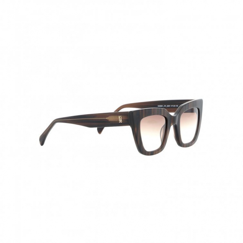 A.S.98 Cliff Zonnebril Dames Bruin | BE-OJZIHG209