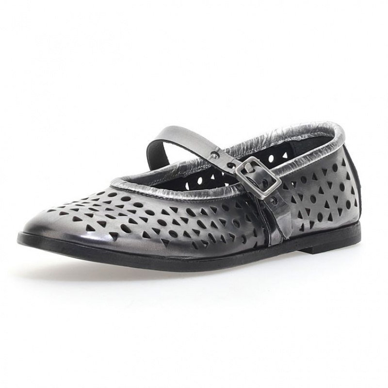 A.S.98 Jacaline flat shoes Dames Titanium | BE-RGWNVA702