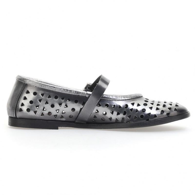 A.S.98 Jacaline flat shoes Dames Titanium | BE-RGWNVA702