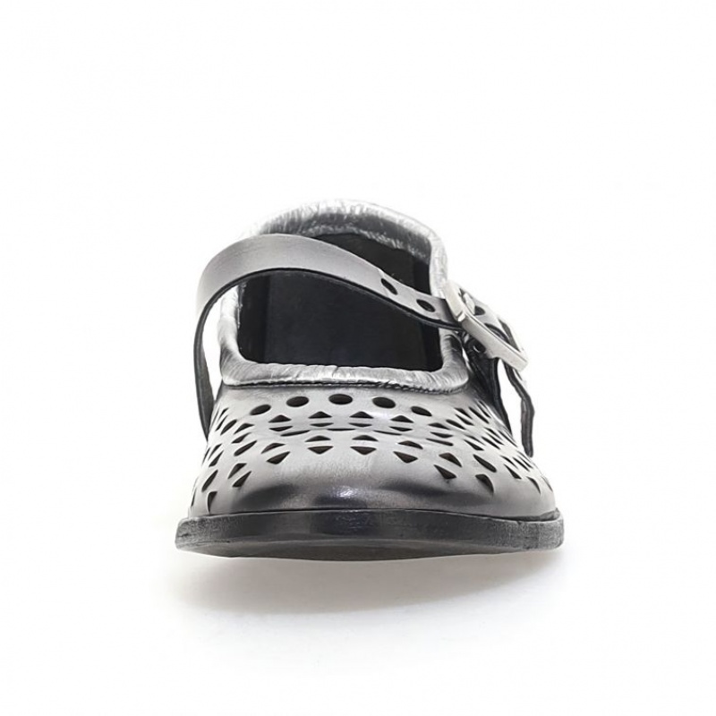 A.S.98 Jacaline flat shoes Dames Titanium | BE-RGWNVA702