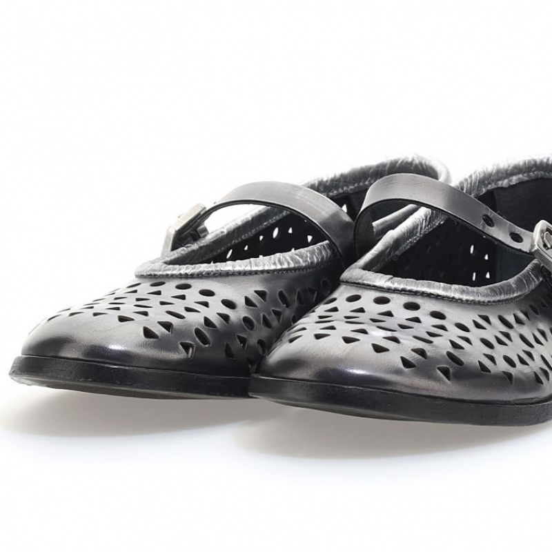 A.S.98 Jacaline flat shoes Dames Titanium | BE-RGWNVA702