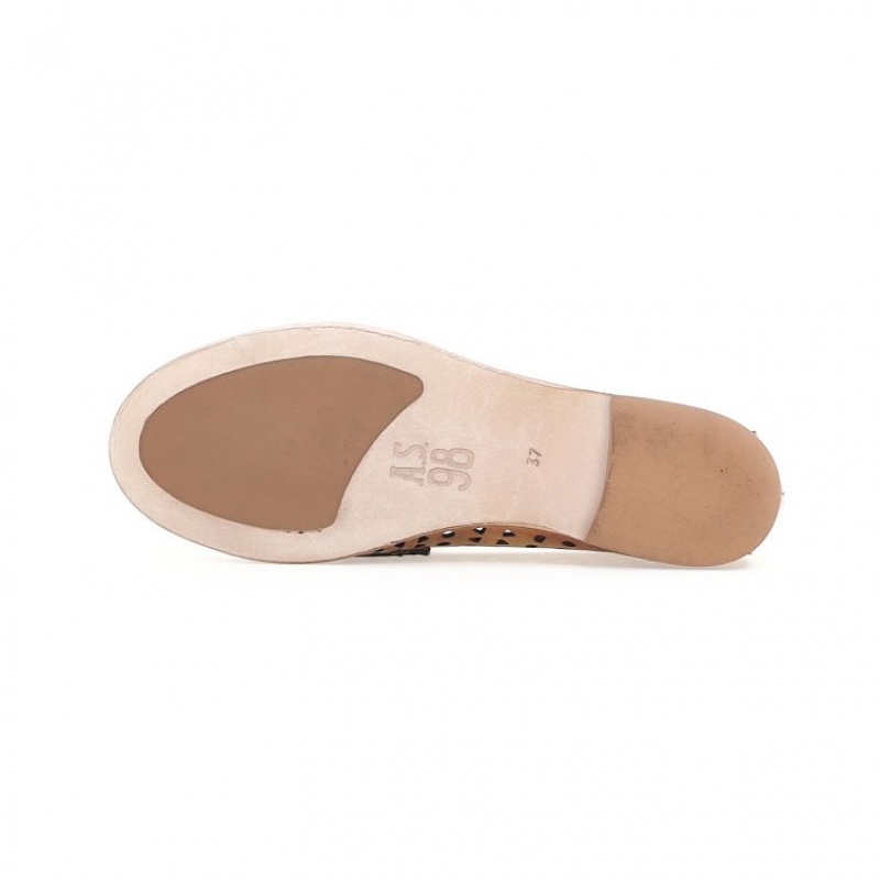 A.S.98 Jacklyn flat shoes Dames Goud | BE-VOXSMQ194