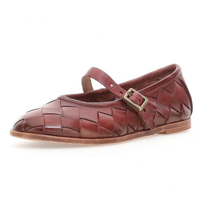 A.S.98 Janae flat shoes Dames Bordeaux | BE-QXRUTJ018