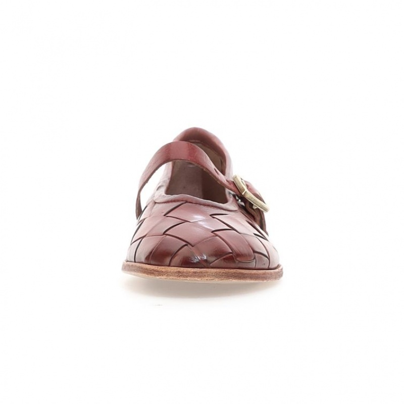 A.S.98 Janae flat shoes Dames Bordeaux | BE-QXRUTJ018
