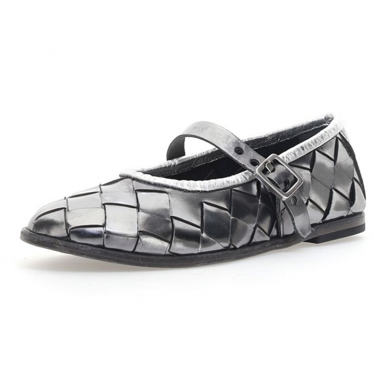 A.S.98 Janae flat shoes Dames Titanium | BE-HUWSBG582