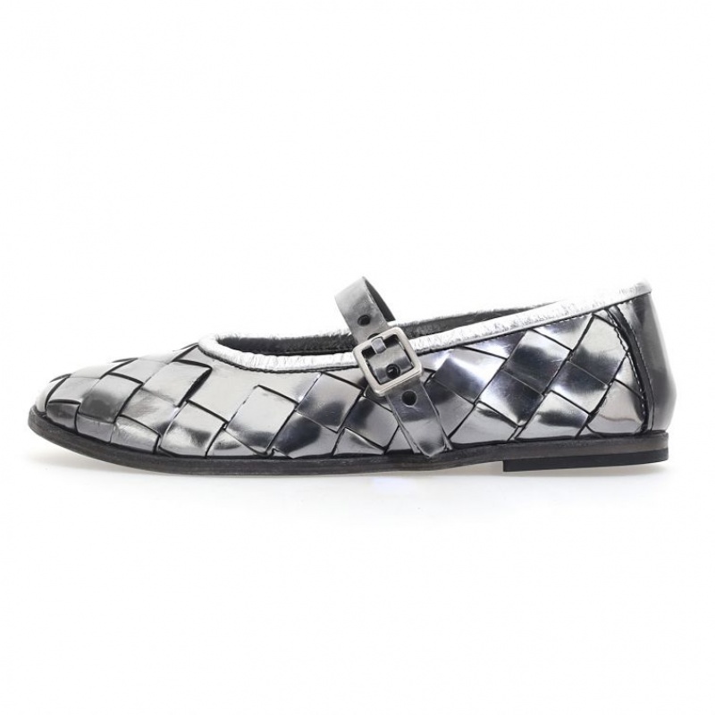 A.S.98 Janae flat shoes Dames Titanium | BE-HUWSBG582