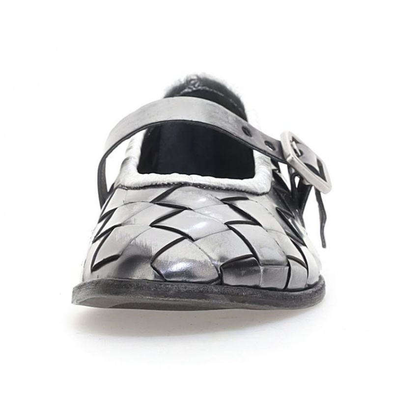 A.S.98 Janae flat shoes Dames Titanium | BE-HUWSBG582