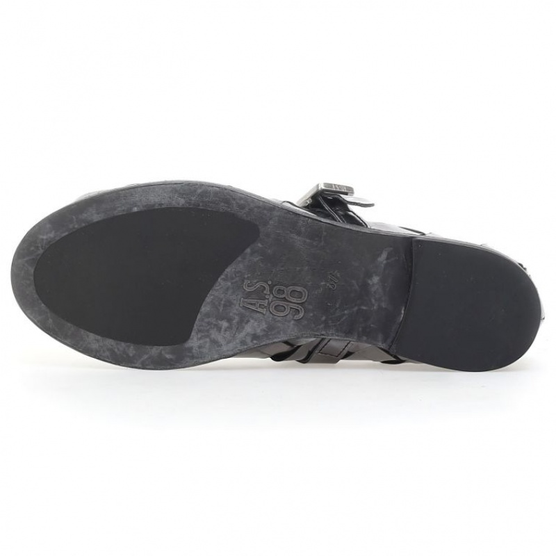 A.S.98 Janae flat shoes Dames Titanium | BE-HUWSBG582