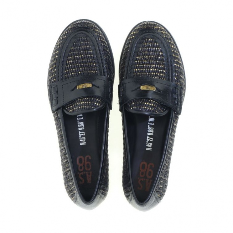 A.S.98 Janene flat shoes Dames Zwart | BE-ZCEPUD854