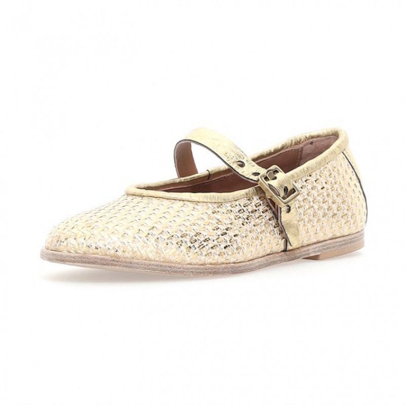A.S.98 Janet flat shoes Dames Goud | BE-ETZKAI613