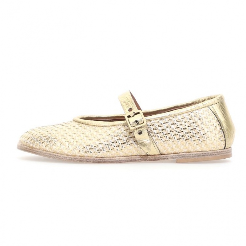 A.S.98 Janet flat shoes Dames Goud | BE-ETZKAI613